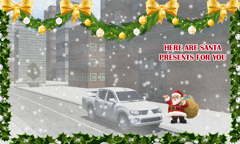 Santa Christmas Gift Delivery