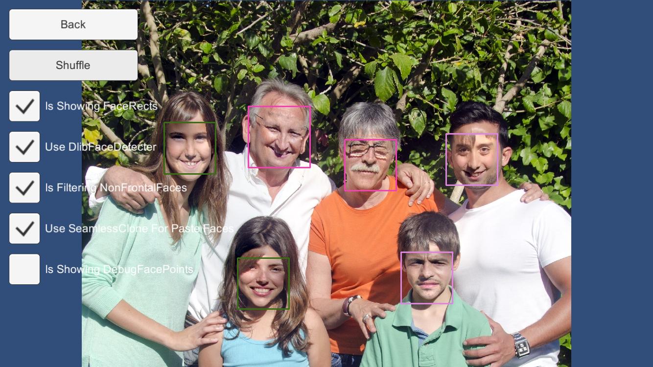 FaceSwapper Example