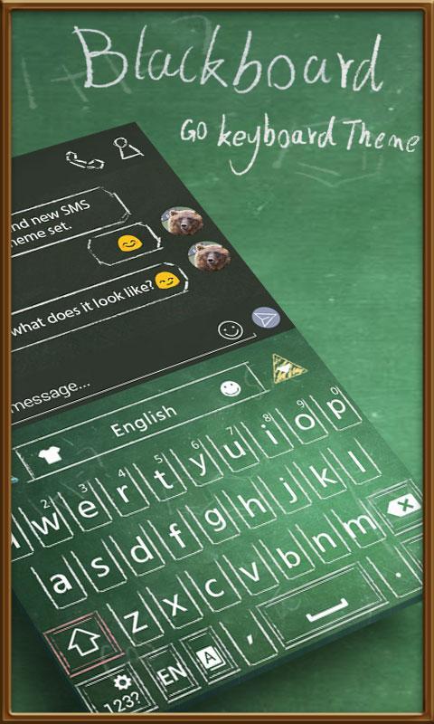 Blackboard GO Keyboard Theme