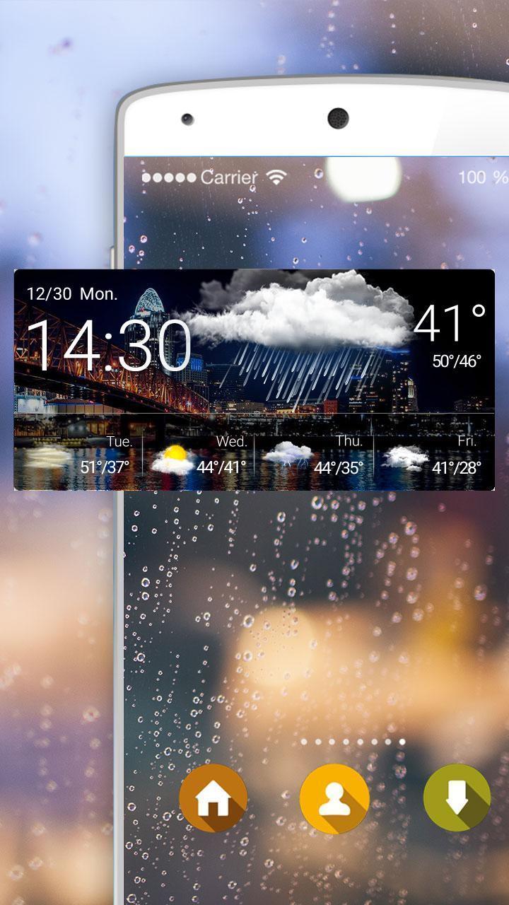 Weather Clock Widget Port