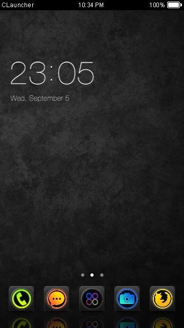 Dark Texture Theme