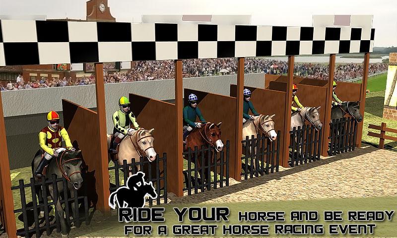 horse racing derby action