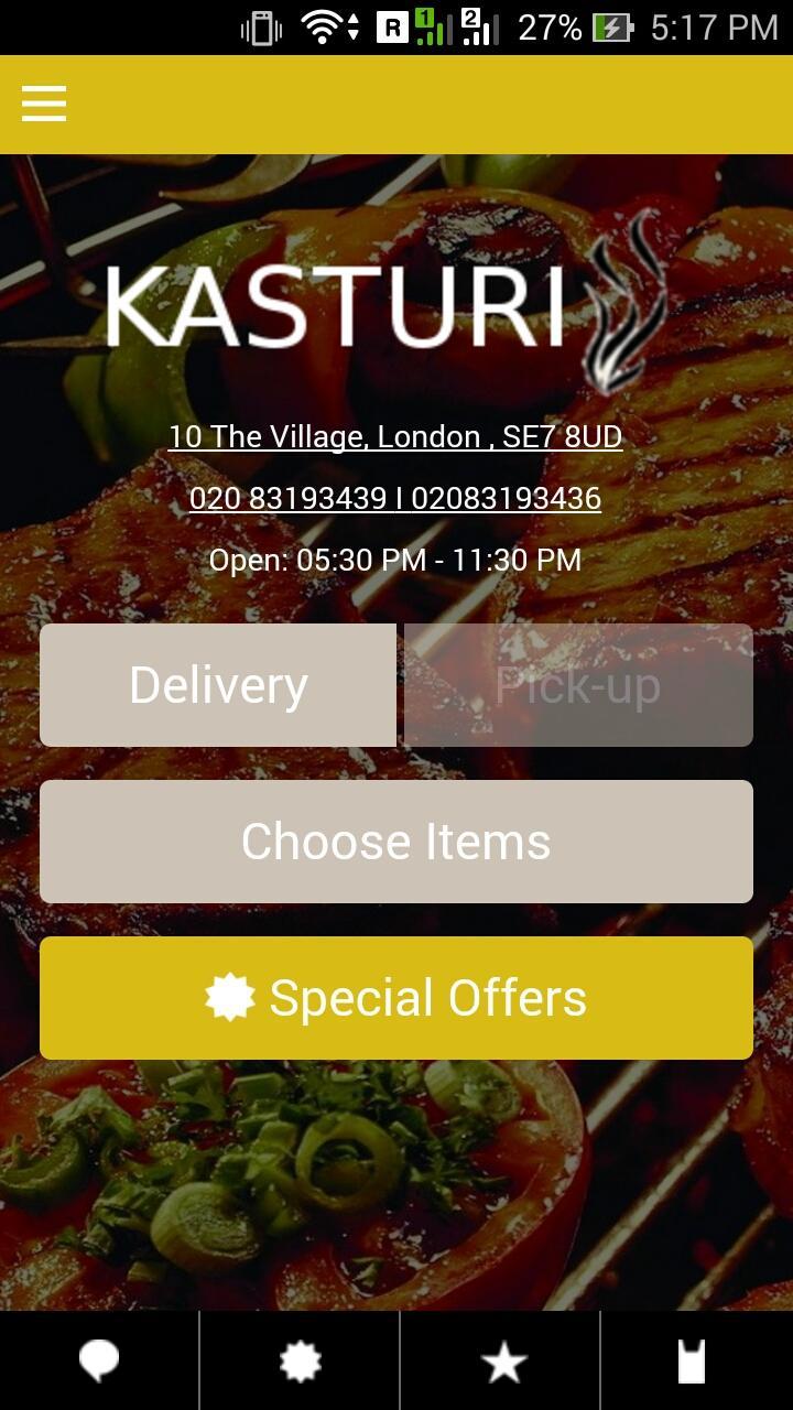 KASTURI RESTAURANT