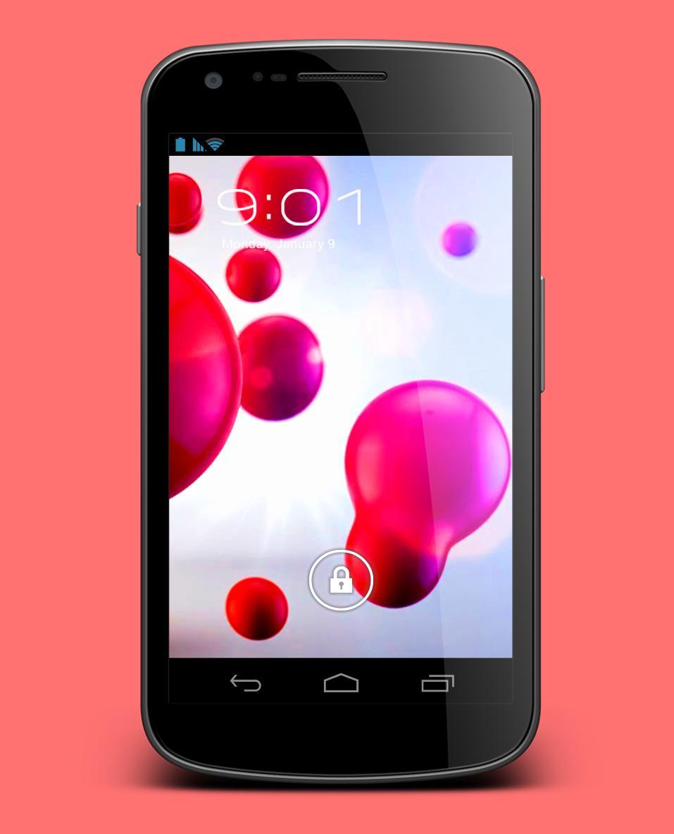 Red bubbles Live Wallpaper