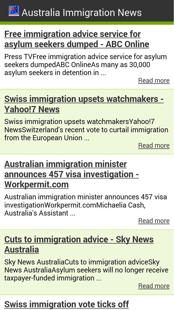 Australia Immigration News