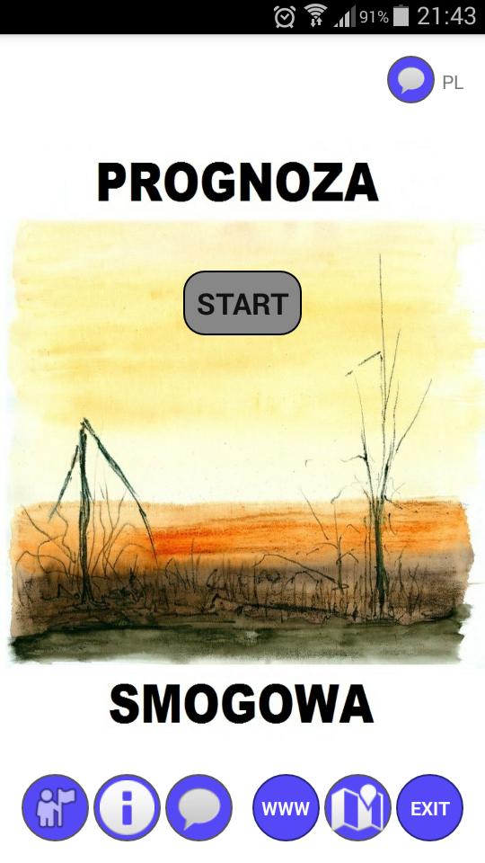 Smog forecast for Krakow