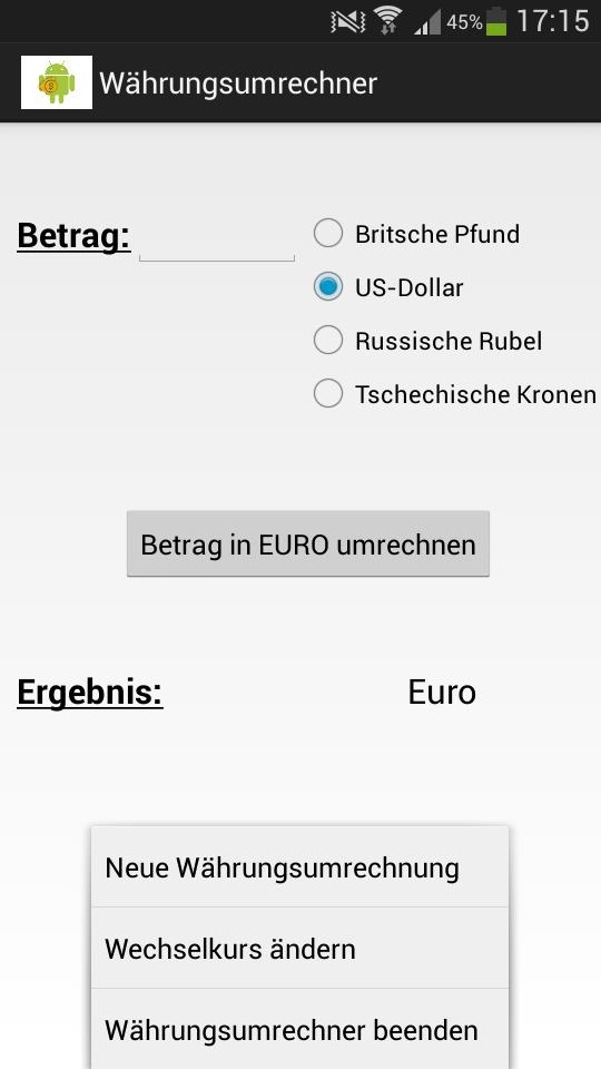 Currency Calculator