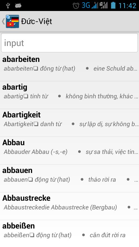 Tu dien Duc Viet, Viet Duc