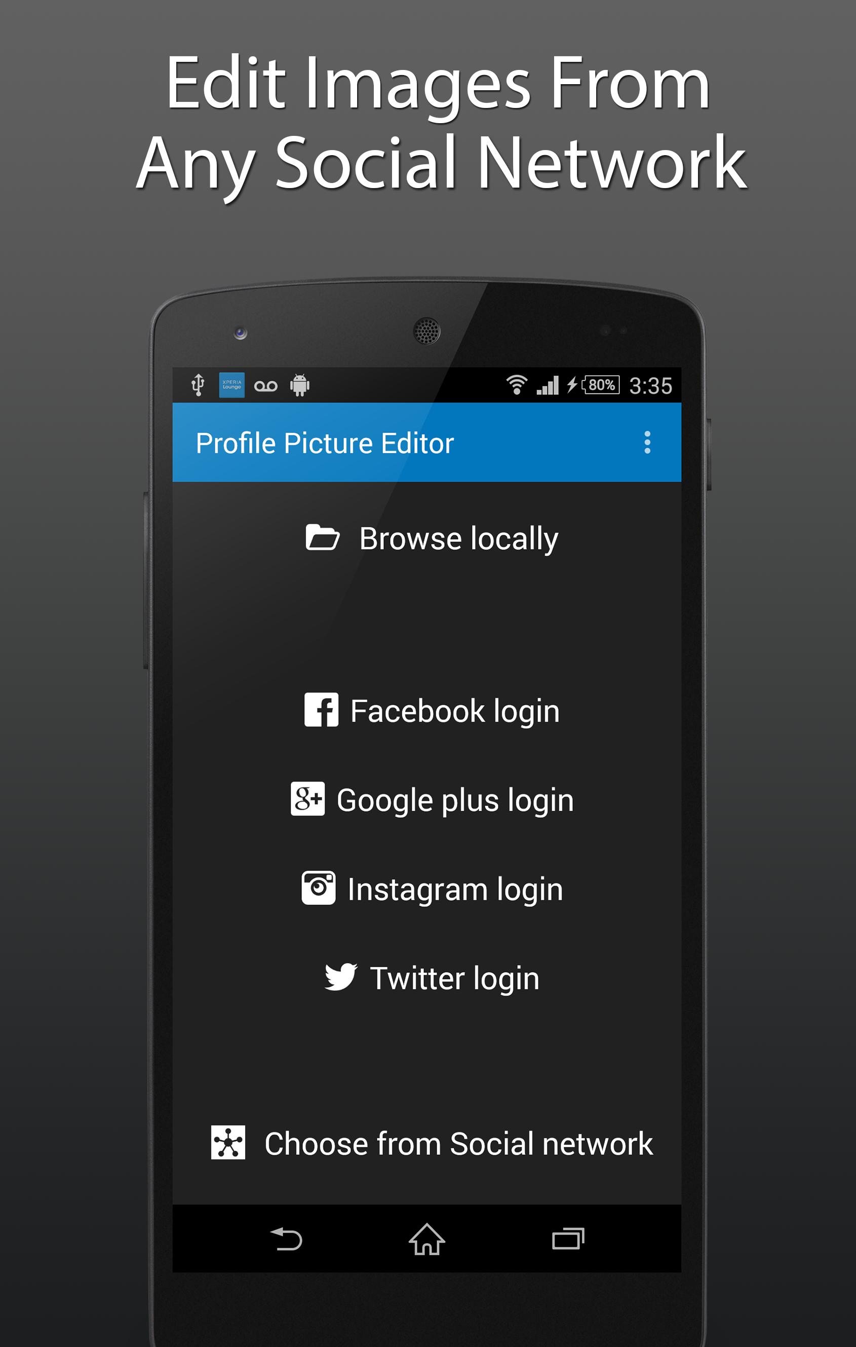 Profile Picture Editor