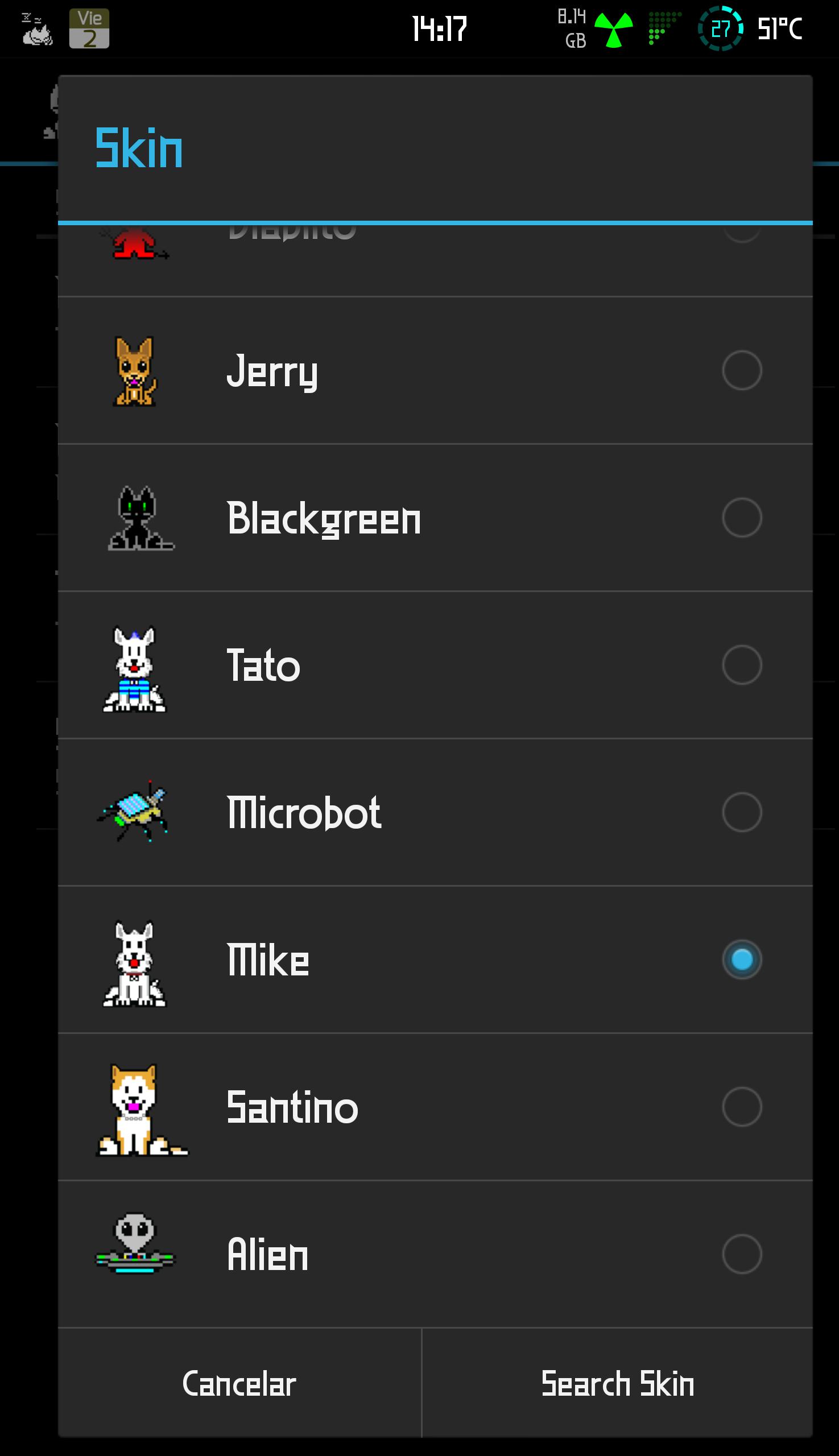 Skin ANeko Mascota Virtual