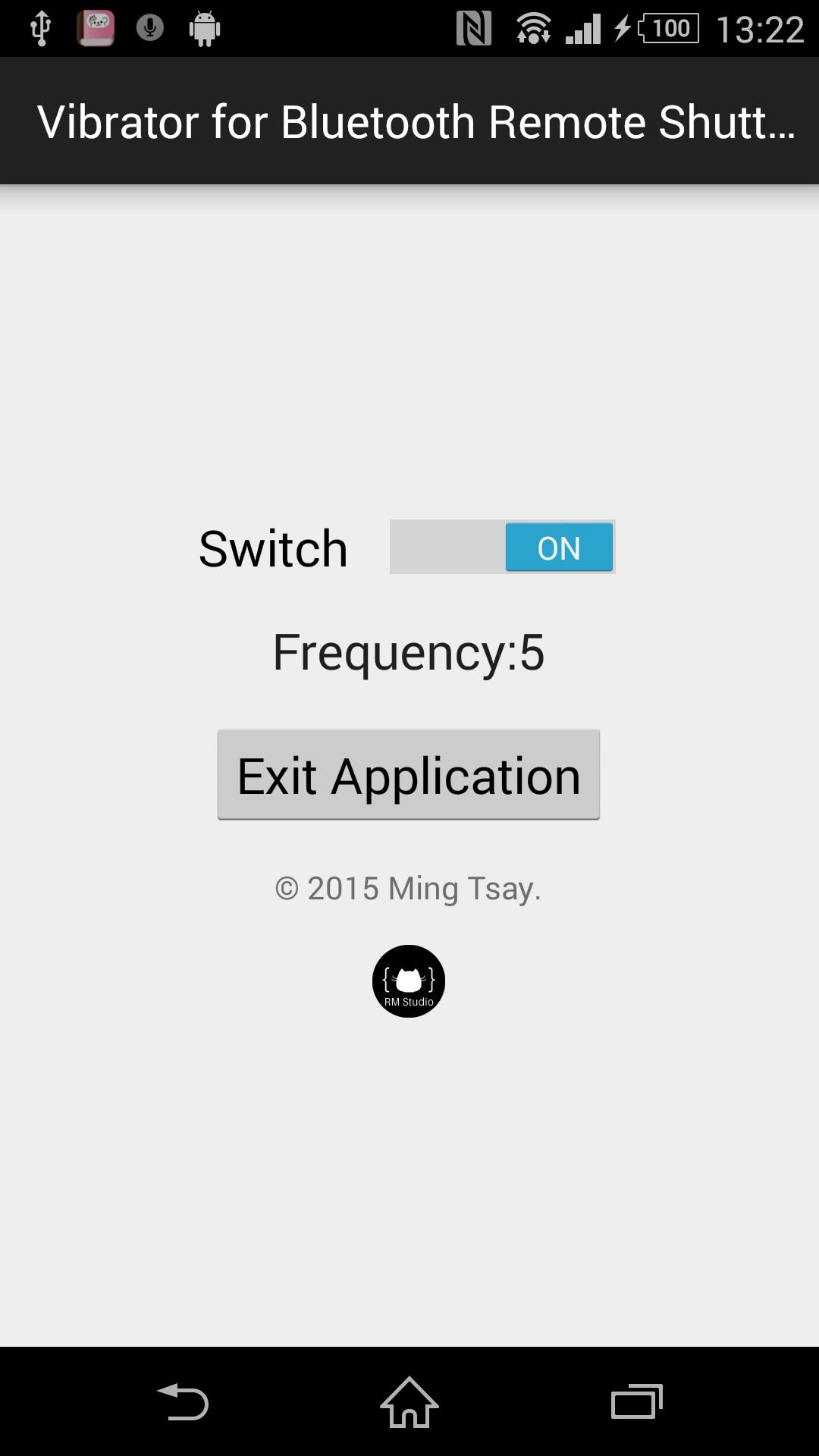 Vibrator for BT Remote Shutter