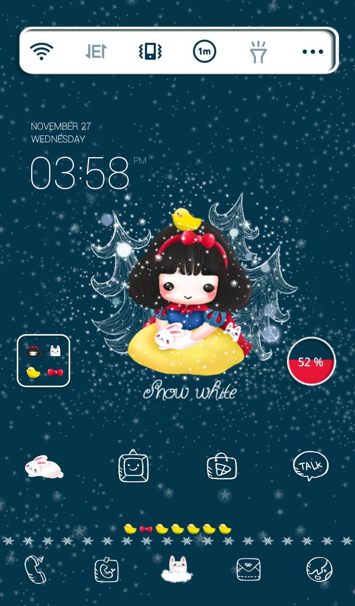 Darongi(snow white)Dodol Theme