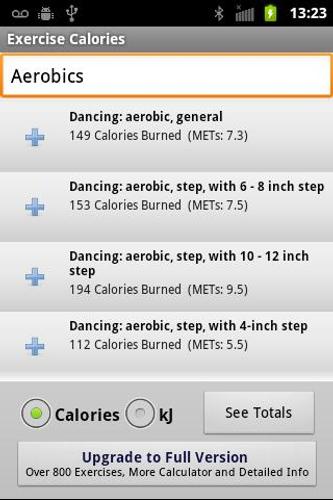 Exercise Calorie Calculator
