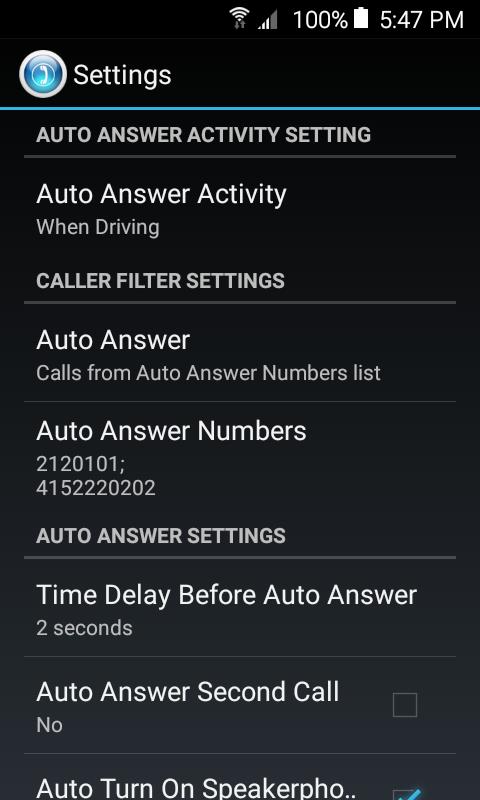 HandsFree Answer