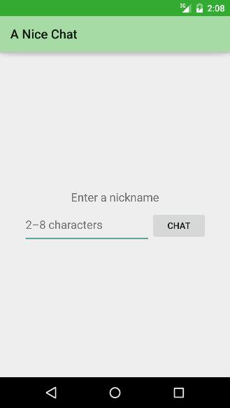 A Nice Chat