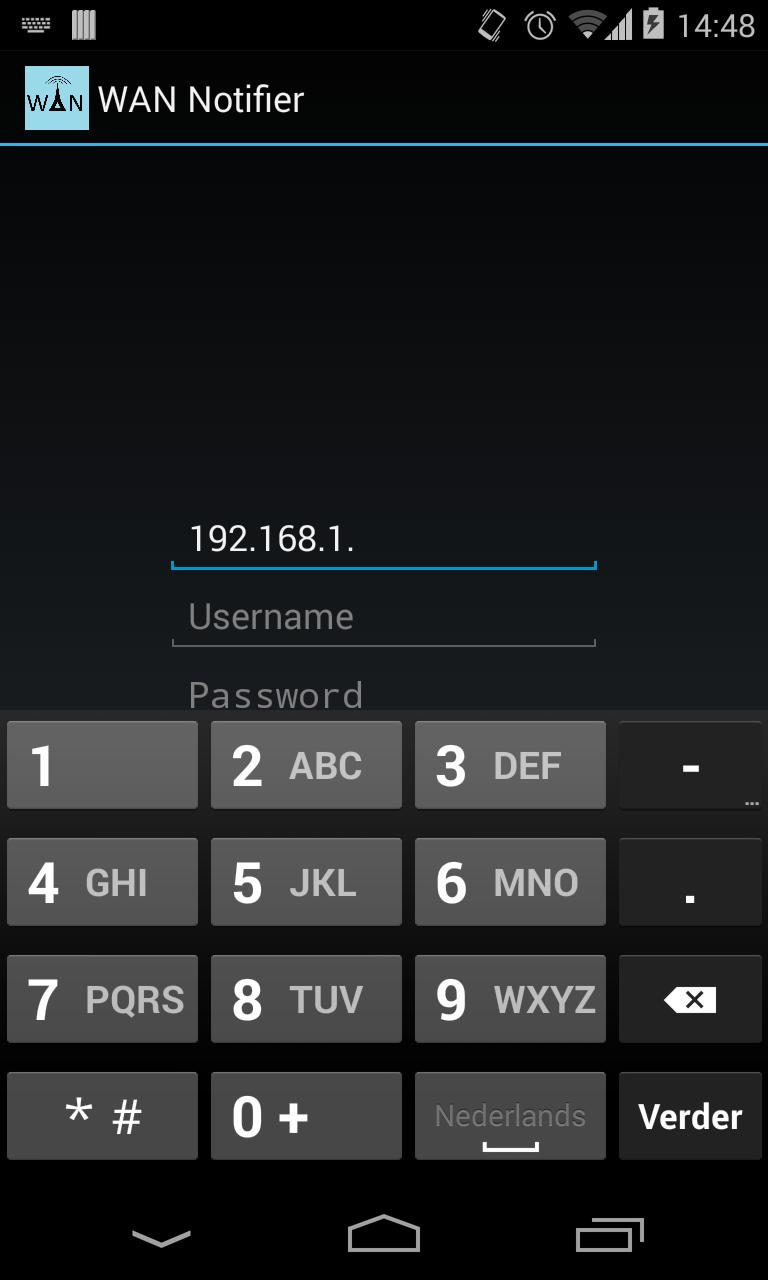 WAN Notifier