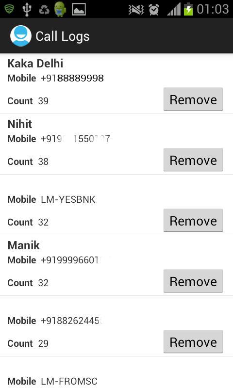 Call Log Manager