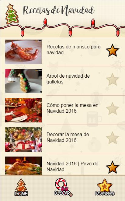 Recetas de Navidad