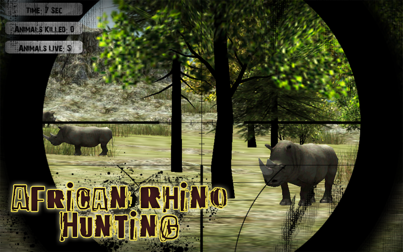 African Rhino Hunting