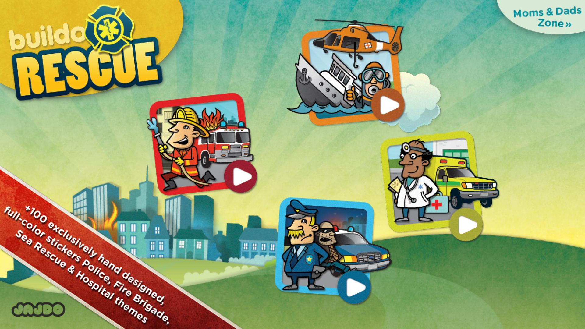 Buildo Rescue Sticker Book