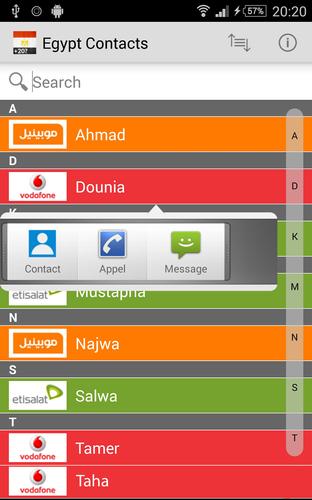 Egypt Contacts