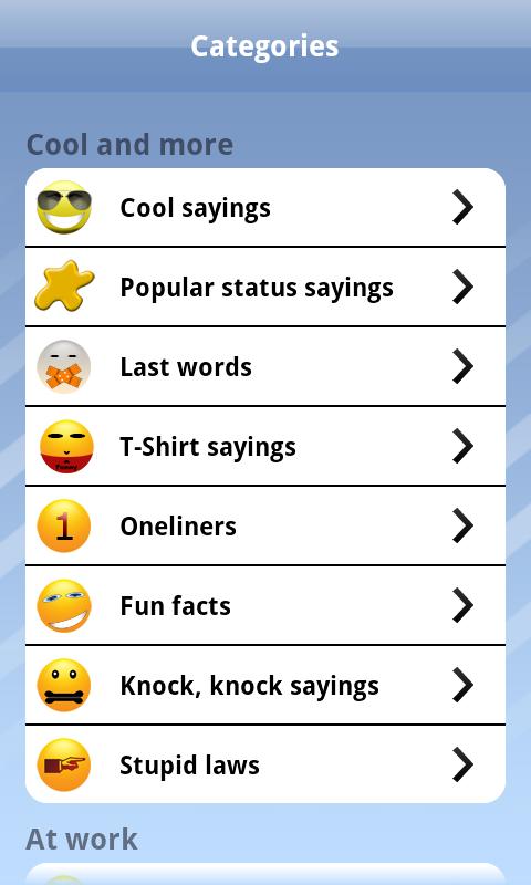Cool Sayings
